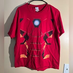 Mens Marvel Iron Man Short Sleeve T-Shirt Size Large